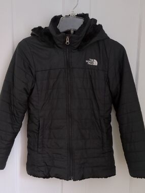 Girl's M (10/12) North Face Hooded Jacket